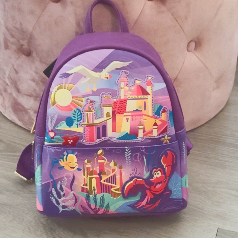 NWT loungefly Ariel Backpack